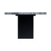 Elements International Valentino Dining Table in Grey/Black - Faith Furniture (Manhattan, KS)