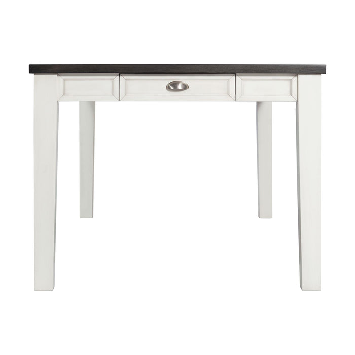 Kayla Two Tone Counter Height Dining Table with Storage - Faith Furniture (Manhattan, KS)