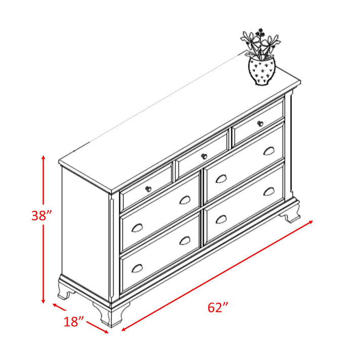 Canton Cherry Dresser - Faith Furniture (Manhattan, KS)