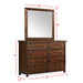 Dawson Creek Dresser & Mirror Set - Faith Furniture (Manhattan, KS)