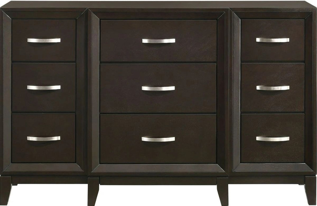 Elements International Beaumont Youth Dresser in Merlot - Faith Furniture (Manhattan, KS)