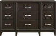 Elements International Beaumont Youth Dresser in Merlot - Faith Furniture (Manhattan, KS)