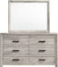 Elements International Ellen Dresser in White - Faith Furniture (Manhattan, KS)