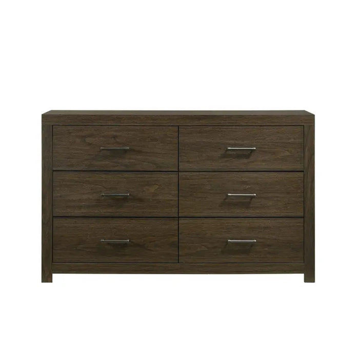 Elements International Hendricks Youth Dresser in Brown Grey - Faith Furniture (Manhattan, KS)