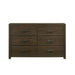 Elements International Hendricks Youth Dresser in Brown Grey - Faith Furniture (Manhattan, KS)