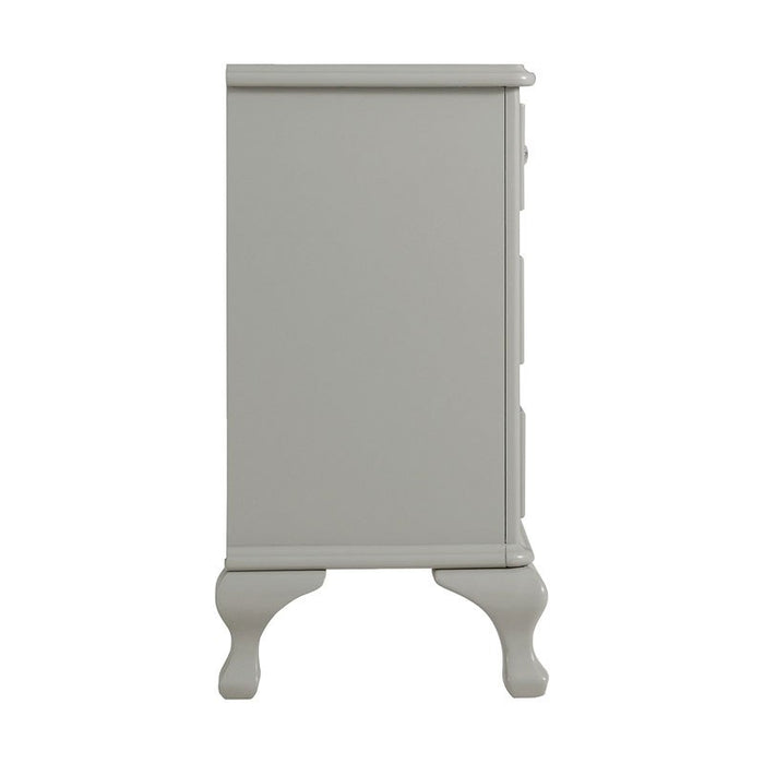 Elements International Jesse Youth Dresser in Grey - Faith Furniture (Manhattan, KS)