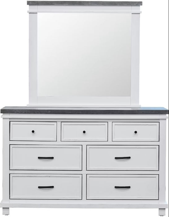 Elements International Madison Dresser in White - Faith Furniture (Manhattan, KS)