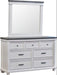 Elements International Madison Dresser in White - Faith Furniture (Manhattan, KS)