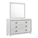 Elements International Moondance Dresser in White - Faith Furniture (Manhattan, KS)