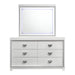 Elements International Moondance Dresser in White - Faith Furniture (Manhattan, KS)