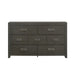 Elements International Sasha Dresser in Charcoal - Faith Furniture (Manhattan, KS)