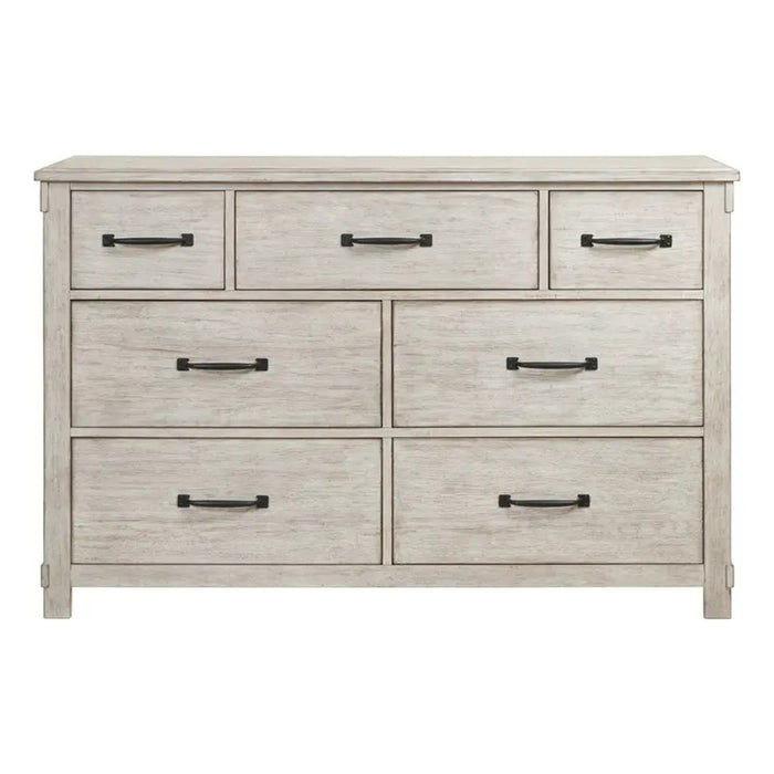 Elements International Scott Dresser in White - Faith Furniture (Manhattan, KS)