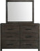 Elements International Shelby Dresser in Walnut - Faith Furniture (Manhattan, KS)
