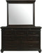 Elements International Slater 9 Drawer Dresser in Black - Faith Furniture (Manhattan, KS)