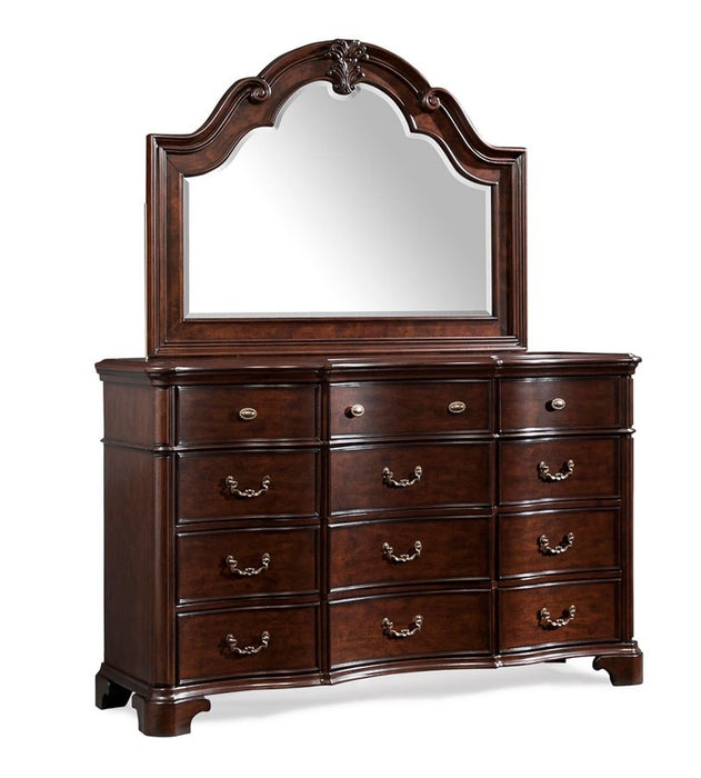 Elements International Tabasco Dresser in NC Cherry Lacquer - Faith Furniture (Manhattan, KS)