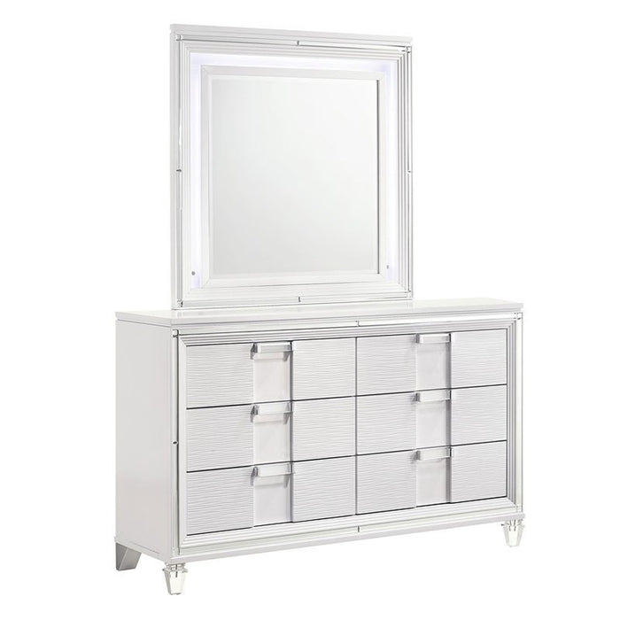 Elements International Twenty Nine Youth Dresser in White - Faith Furniture (Manhattan, KS)