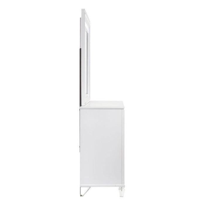 Elements International Twenty Nine Youth Dresser in White - Faith Furniture (Manhattan, KS)