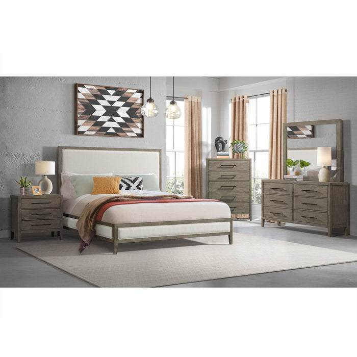 Elements International Versailles Dresser in Grey - Faith Furniture (Manhattan, KS)