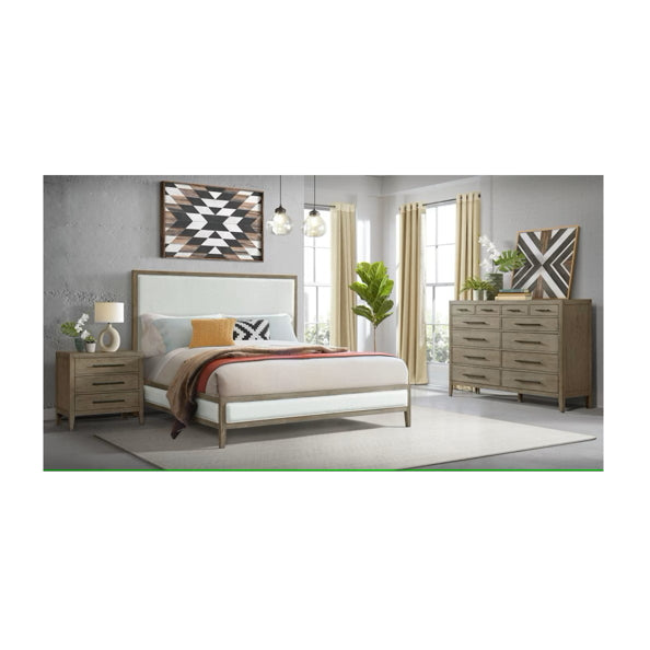 Elements International Versailles Dresser in Grey - Faith Furniture (Manhattan, KS)