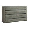 Elements International Zig Dresser in Grey - Faith Furniture (Manhattan, KS)