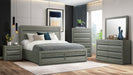 Elements International Zig Dresser in Grey - Faith Furniture (Manhattan, KS)