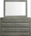 Elements International Zig Dresser in Grey - Faith Furniture (Manhattan, KS)