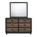 Harlington 6-Drawer Dresser w/ Mirror Set - Faith Furniture (Manhattan, KS)