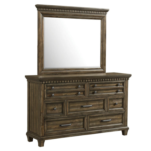 McCabe 7-Drawer Dresser with Mirror Set - Faith Furniture (Manhattan, KS)