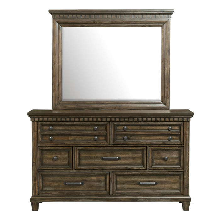 McCabe 7-Drawer Dresser with Mirror Set - Faith Furniture (Manhattan, KS)