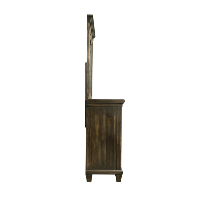 McCabe 7-Drawer Dresser with Mirror Set - Faith Furniture (Manhattan, KS)