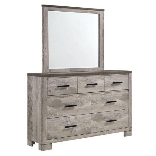 Millers Cove 6-Drawer Dresser with Mirror - Faith Furniture (Manhattan, KS)