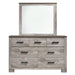 Millers Cove 6-Drawer Dresser with Mirror - Faith Furniture (Manhattan, KS)