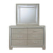 Platinum Youth Dresser & Mirror w/ LED Light Set - Faith Furniture (Manhattan, KS)
