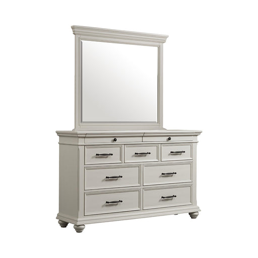 Slater 9-Drawer Dresser with Mirror - Faith Furniture (Manhattan, KS)