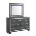 Titanium 7-Drawer Dresser w/ Mirror Set - Faith Furniture (Manhattan, KS)