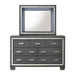 Titanium 7-Drawer Dresser w/ Mirror Set - Faith Furniture (Manhattan, KS)