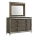 Twenty Nine 6-Drawer Dresser w/ Mood Lighting Mirror - Faith Furniture (Manhattan, KS)