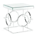 Pearl Square Mirrored End Table - Faith Furniture (Manhattan, KS)