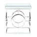 Pearl Square Mirrored End Table - Faith Furniture (Manhattan, KS)