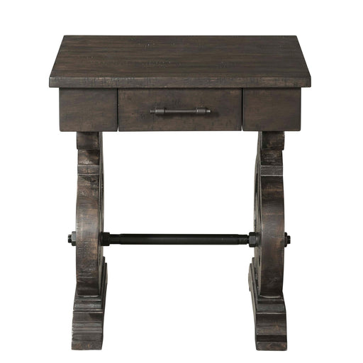 Stone End Table w/ PU Base - Faith Furniture (Manhattan, KS)