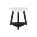 Trinity White Marble Top End Table - Faith Furniture (Manhattan, KS)