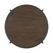Vienna Round End Table with Wooden Top - Faith Furniture (Manhattan, KS)