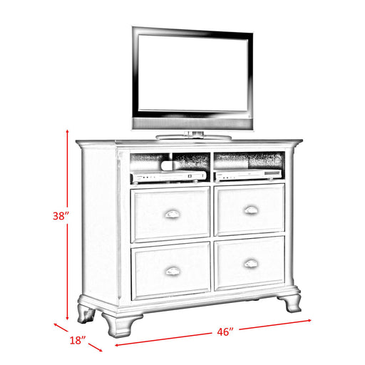 Canton Cherry Media Chest - Faith Furniture (Manhattan, KS)