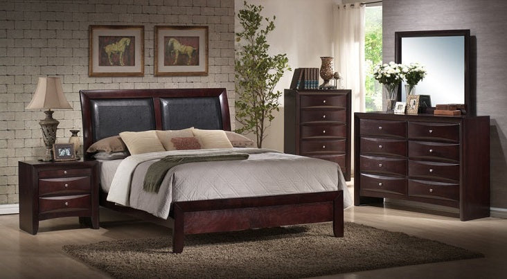 Elements International Emily Media Chest in Espresso Lacquer - Faith Furniture (Manhattan, KS)