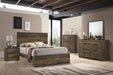 Elements International Bailey Mirror in Warm Walnut - Faith Furniture (Manhattan, KS)