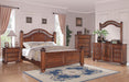 Elements International Barkley Square Mirror in Oak - Faith Furniture (Manhattan, KS)