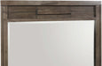 Elements International Logic Mirror in Rustic Grey - Faith Furniture (Manhattan, KS)