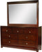 Elements International London Mirror in Lacquer - Faith Furniture (Manhattan, KS)