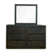 Elements International Magnum Mirror in Grey - Faith Furniture (Manhattan, KS)