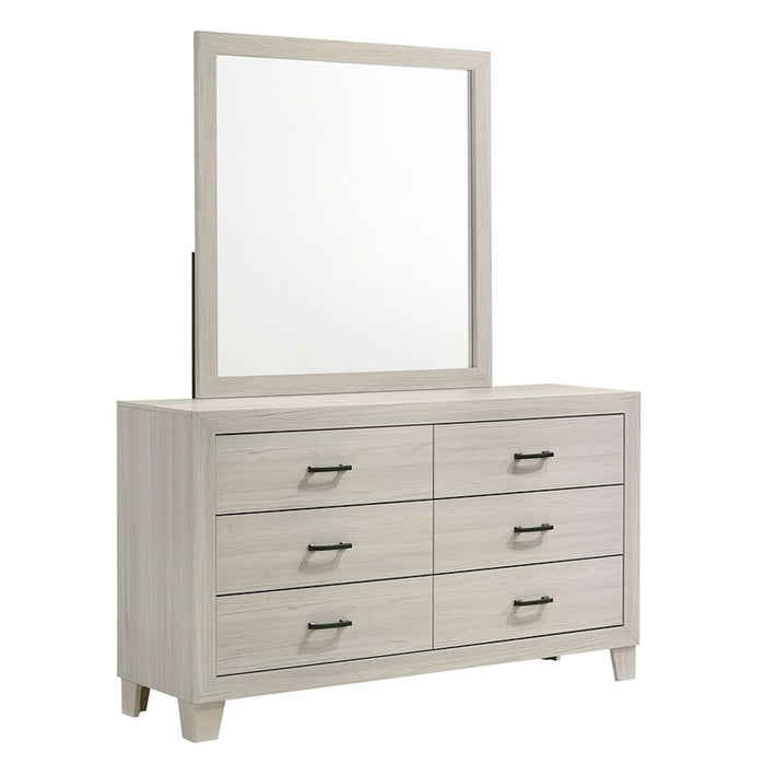 Elements International Makayla Mirror in Natural - Faith Furniture (Manhattan, KS)